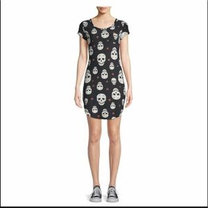 Skull Mini T-Shirt Dress NWT